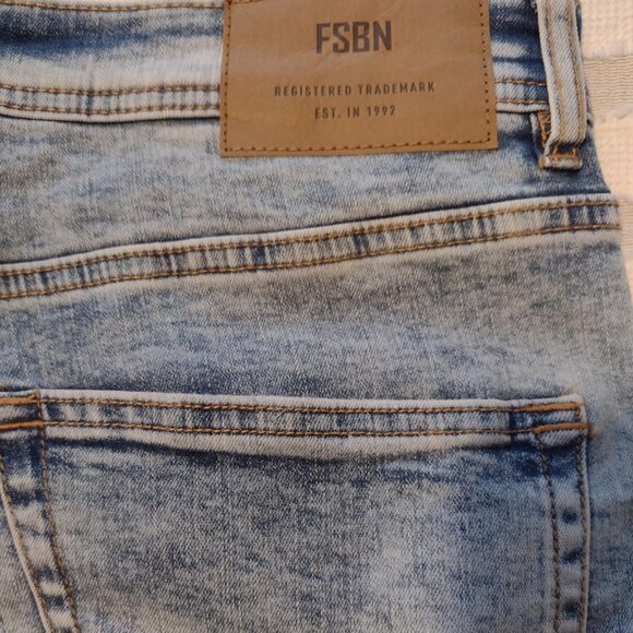 FSBN Light Blue Distressed Denim Jeans - Picture 9 of 12